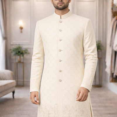 Men’s Cream Sherwani