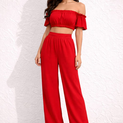 Off-Shoulder Co-Ord Set